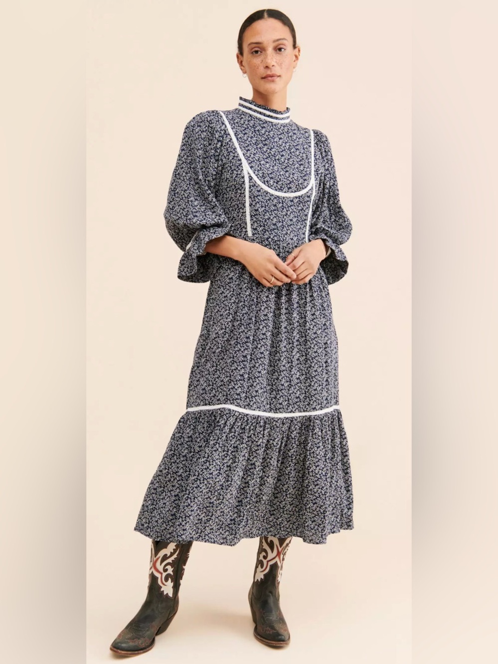 NWT Free People Meadows Amariellis dress size 2 cottagecore prairie French vibes